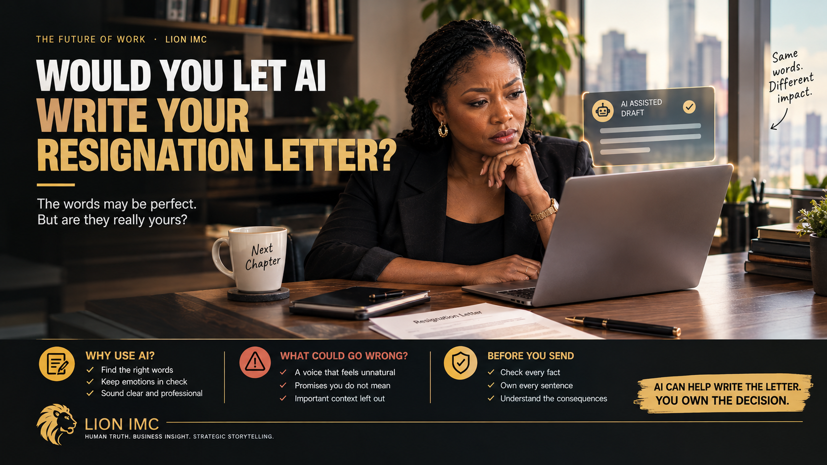 Would You Let AI Write Your Resignation Letter?