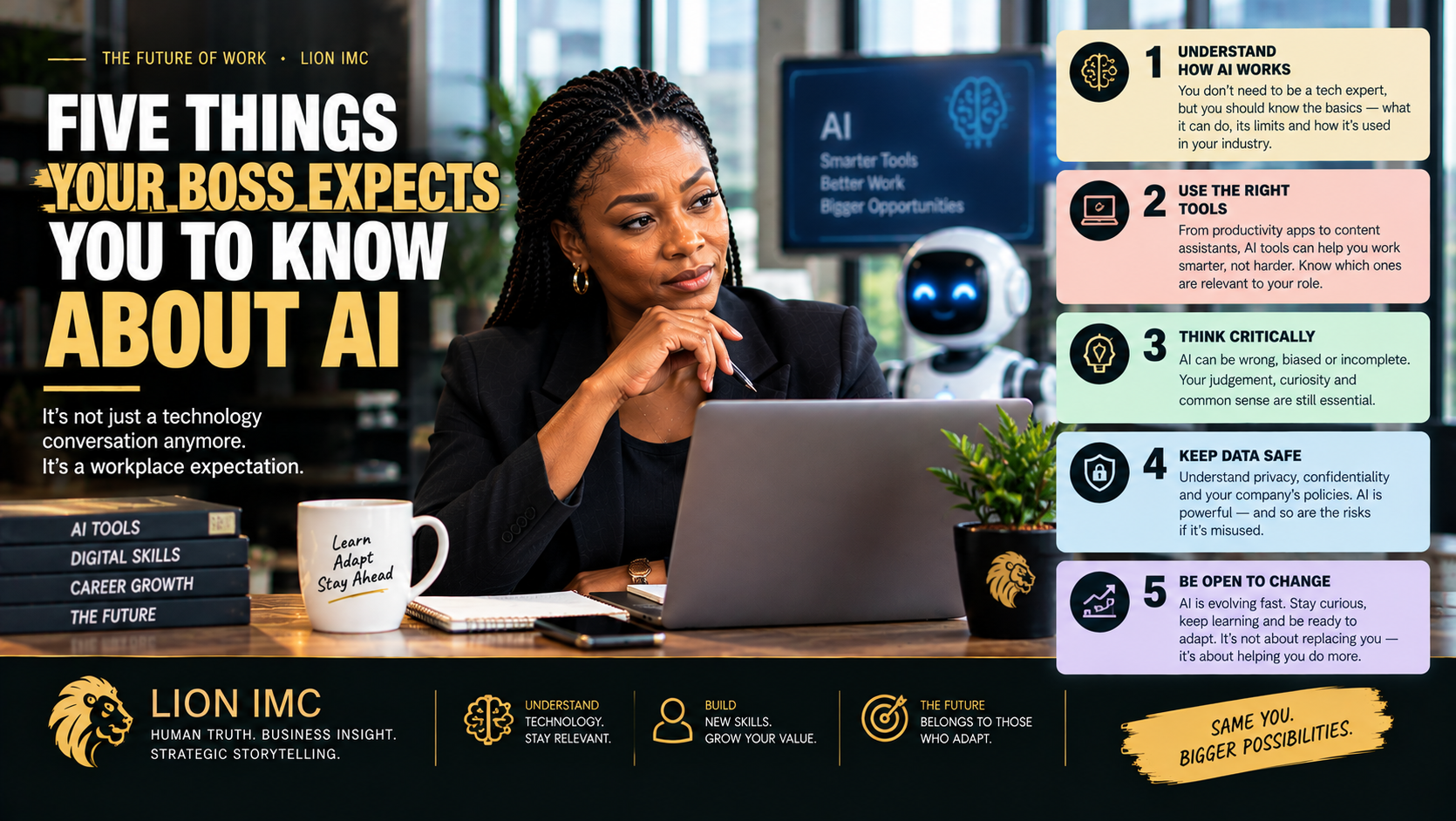 Five Things Your Boss Expects You to Know About AI