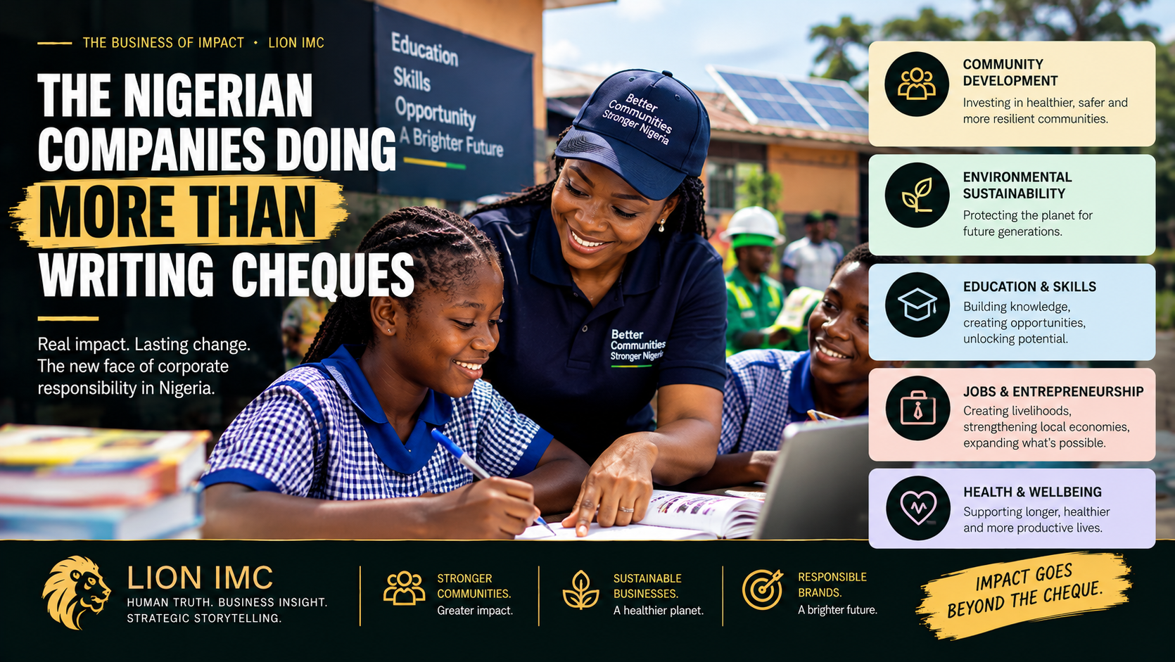 The Nigerian Companies Doing More Than Writing Cheques