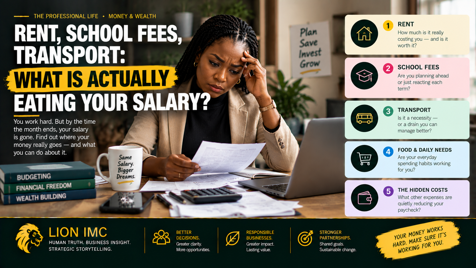 Rent, School Fees, Transport: What is actually eating your salary?