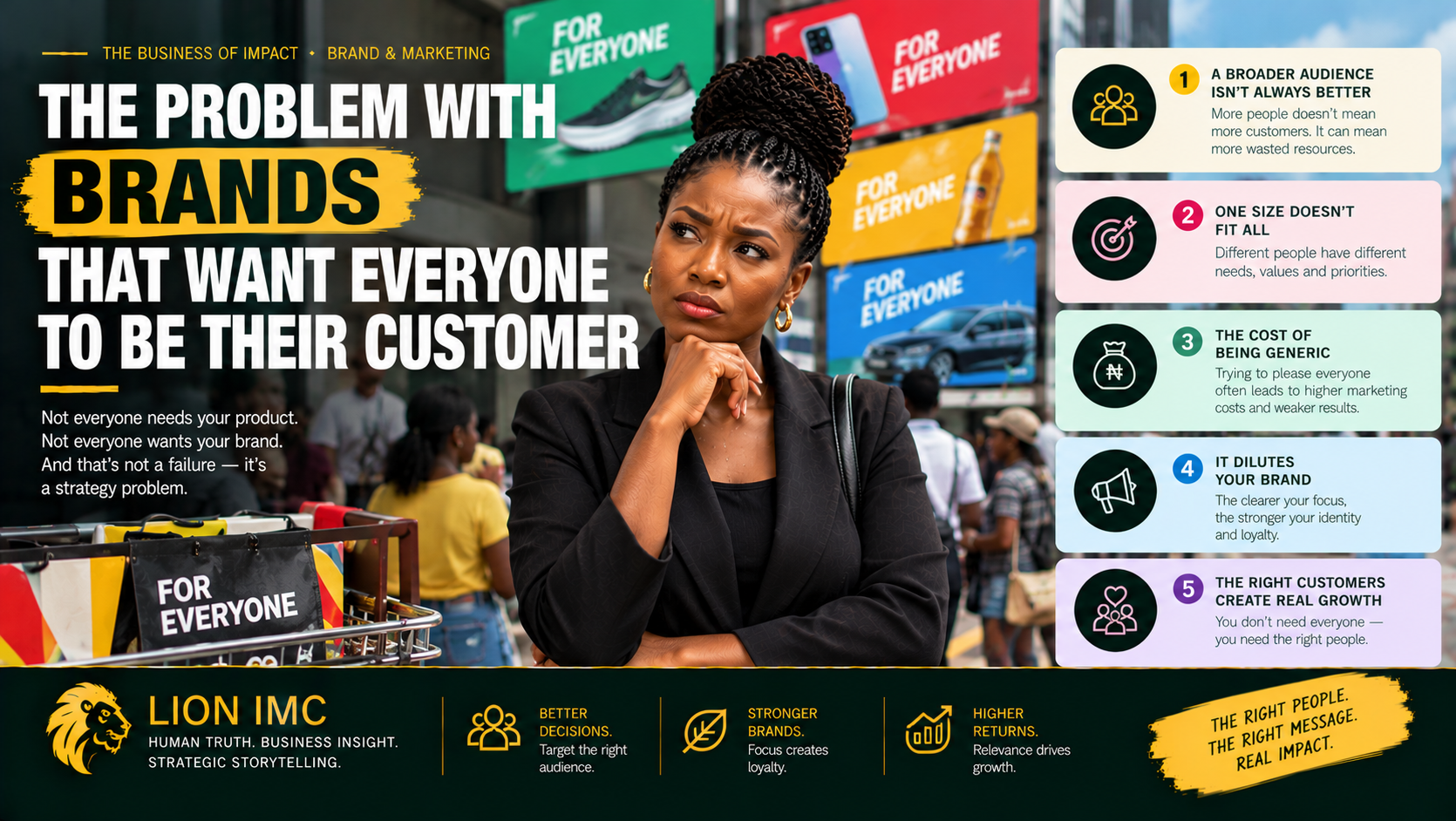 The problem with brands that want everyone to be their customer