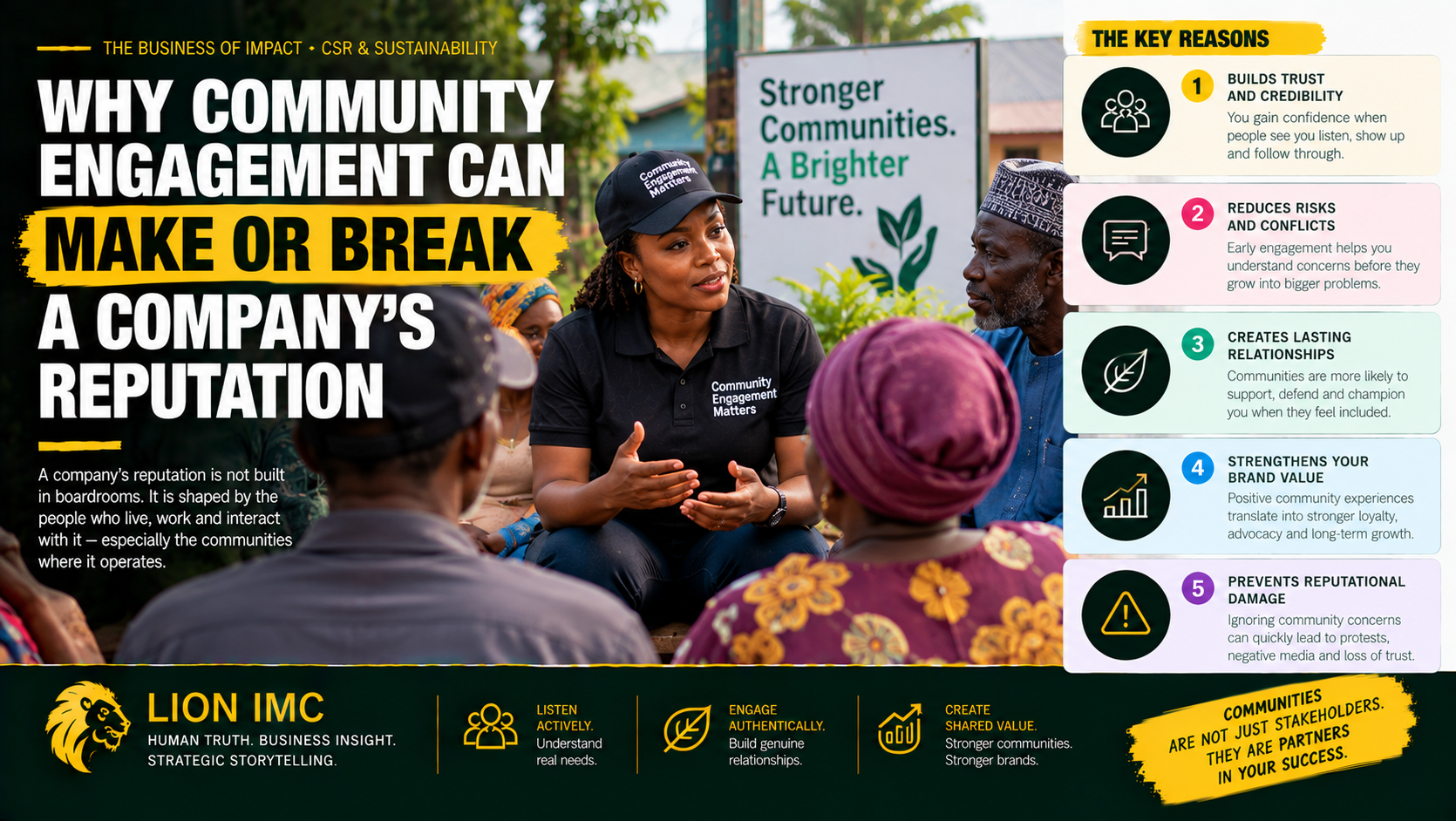 Why community engagement can make or break a company's reputation