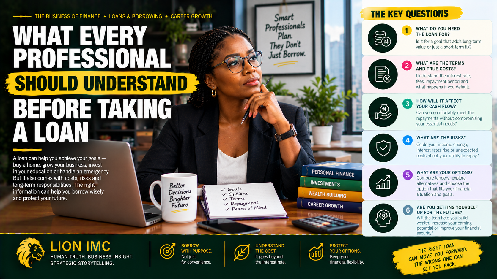 What every professional should understand before taking a loan