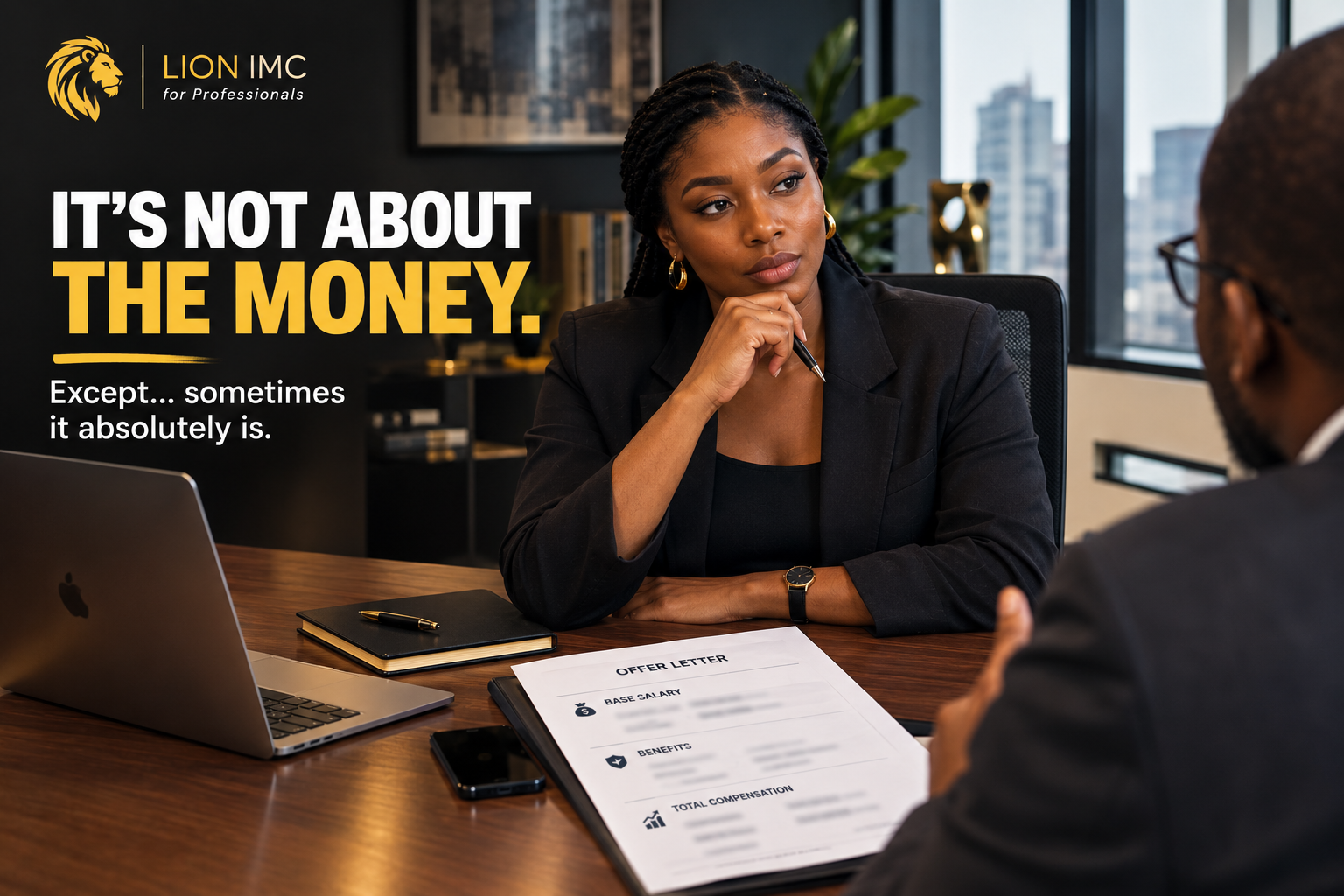 Why people say “It's not about the Money” when it is absolutely about the money