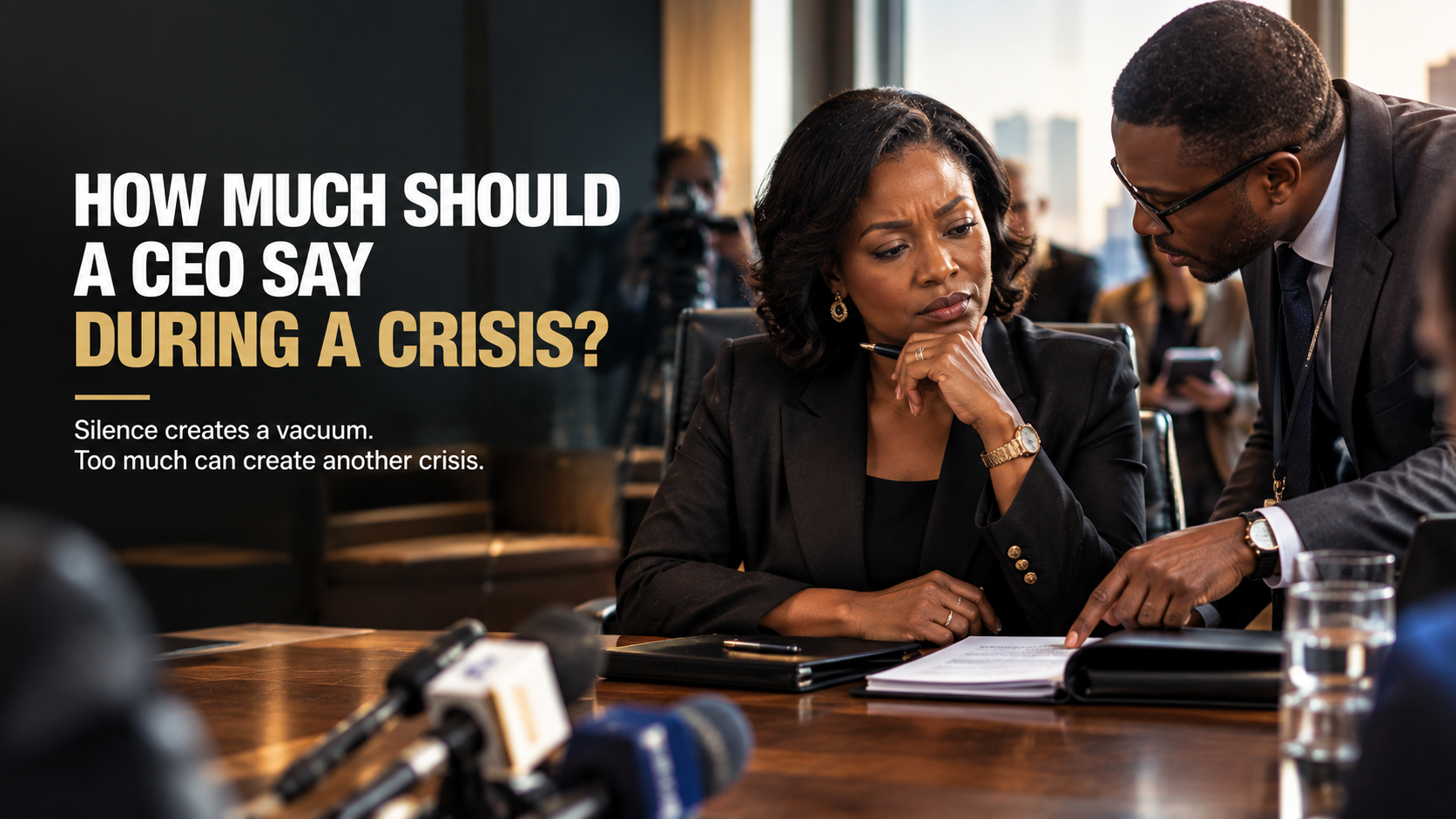 Crisis: What should the CEO keep out of the statement?