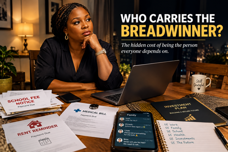 Is being the family breadwinner a position of strength, a financial risk, or both?