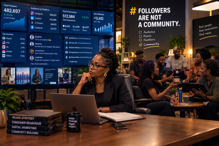 FOLLOWERS ARE NOT A COMMUNITY.