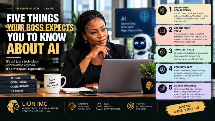 Five Things Your Boss Expects You to Know About AI
