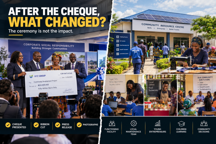 After the cheque, what changed?