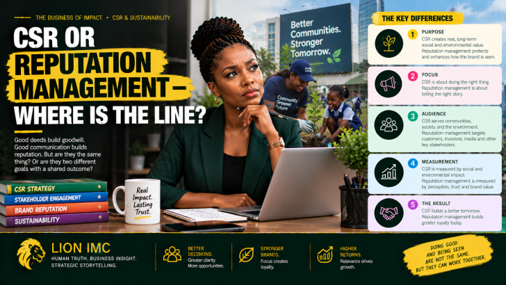 CSR or reputation management, where is the line?