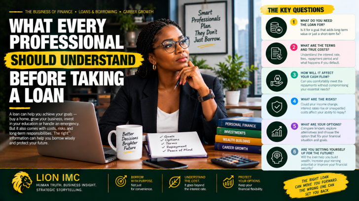 What every professional should understand before taking a loan